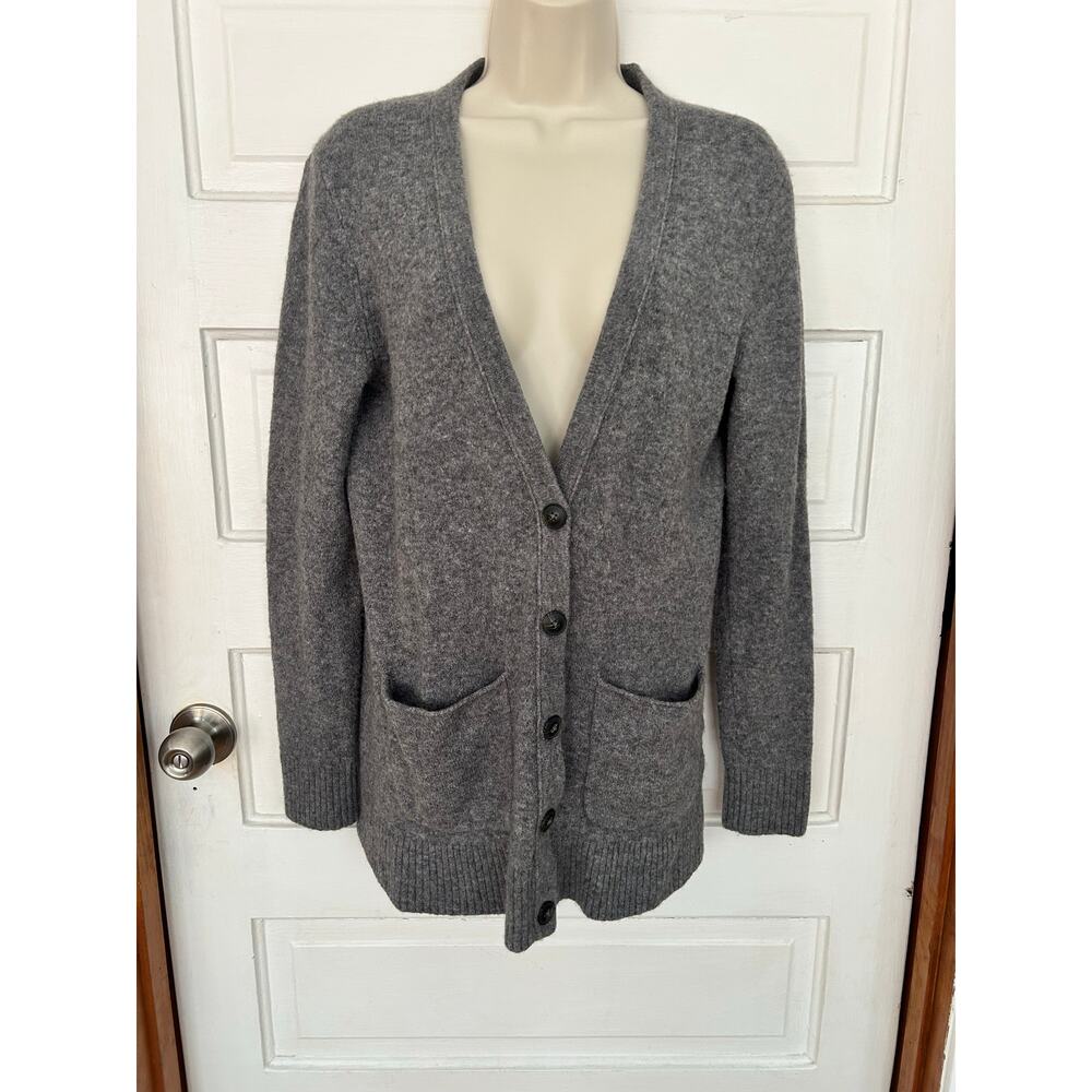 Madewell Cardigan Wool Blend Gray Womens Small Excellent Condition Fast Shipping
